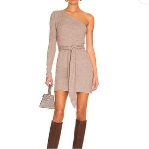 Lovers and Friends belted sweater dress